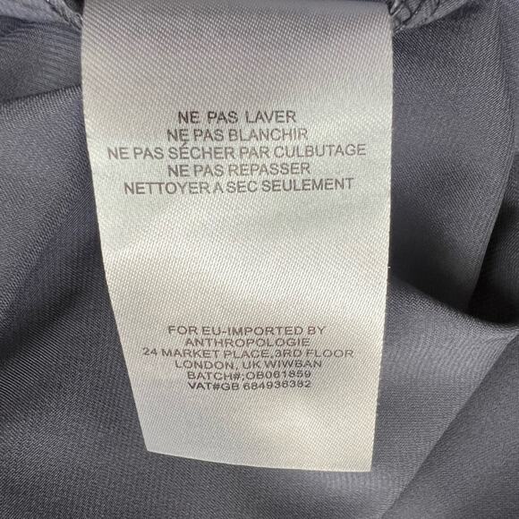 BHLDN Anthropologie Women’s Kia Crepe Sleeveless Hydrangea Blue Gray Maxi Dress - Picture 10 of 14